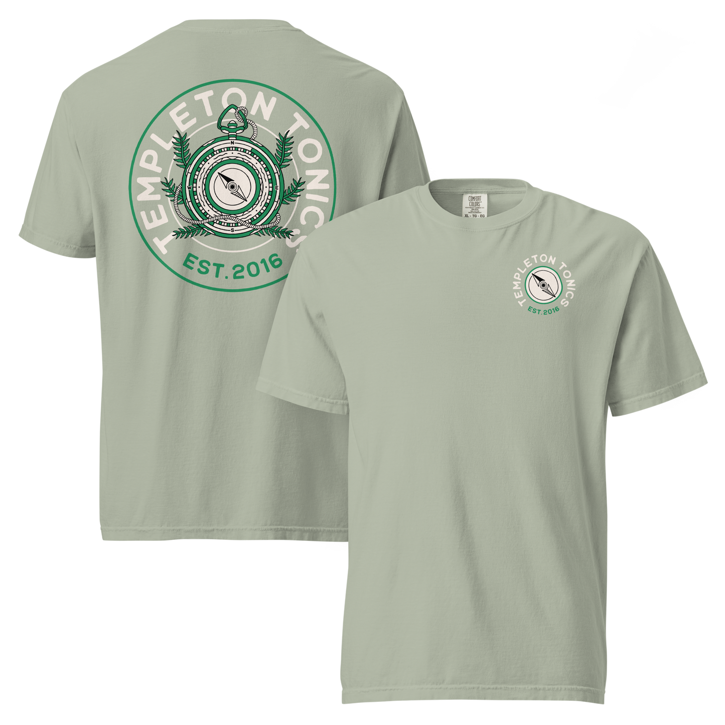 Compass - Garment-Dyed Heavyweight Tee