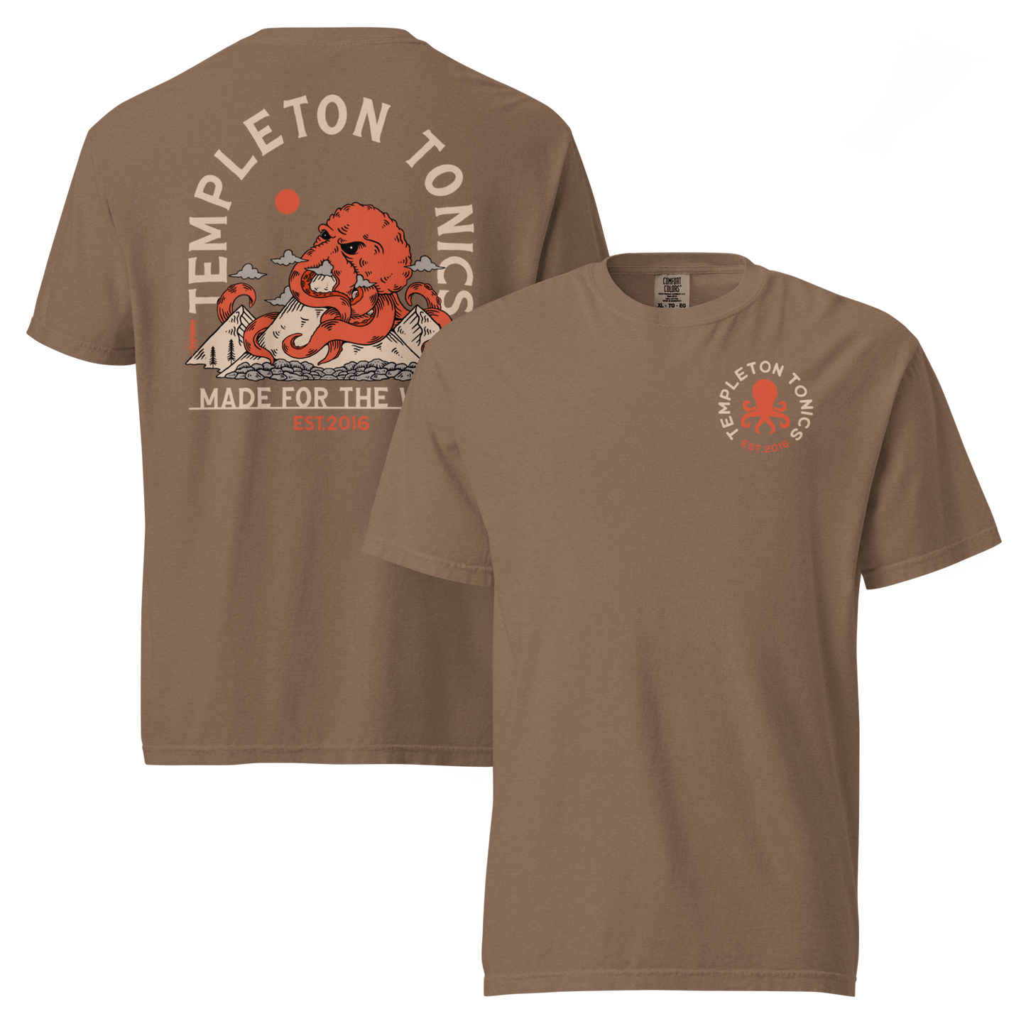 Mount Kraken – Garment-Dyed Heavyweight Tee