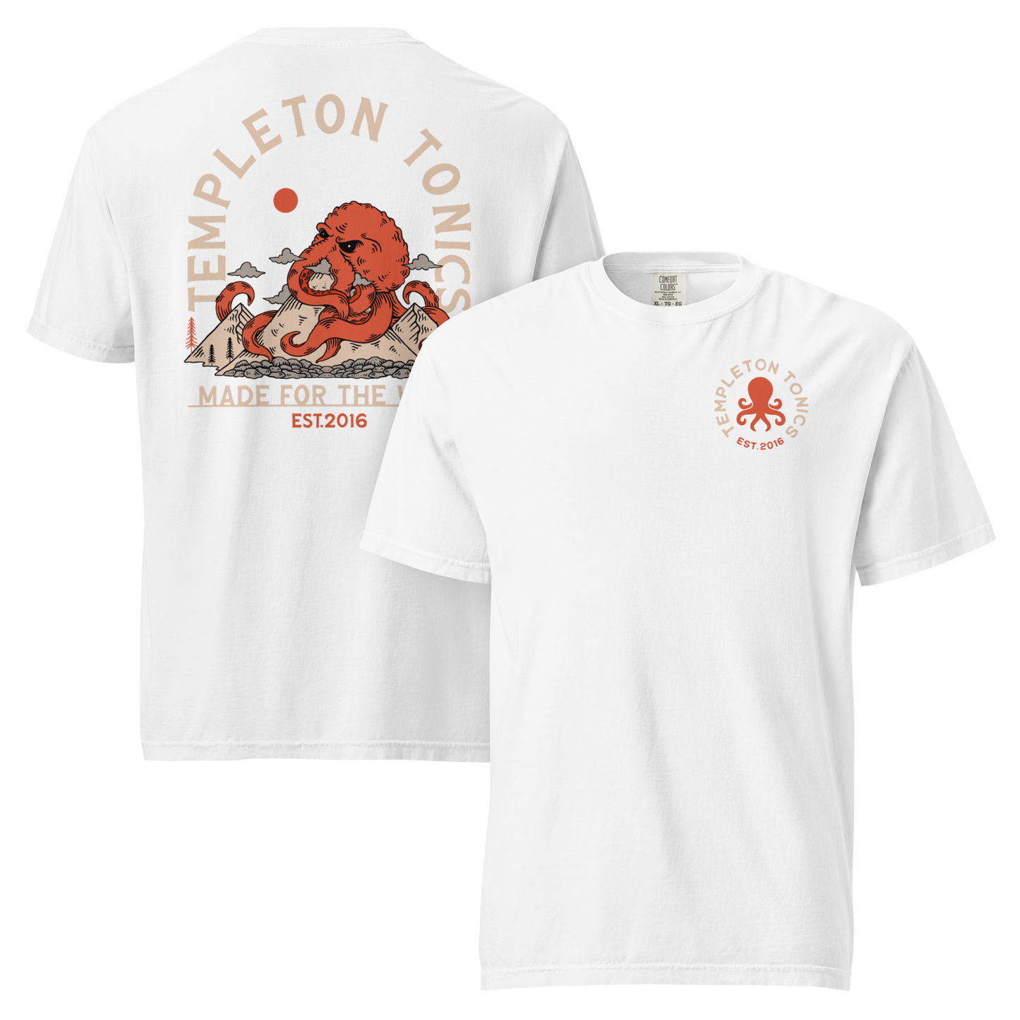 Mount Kraken – Garment-Dyed Heavyweight Tee
