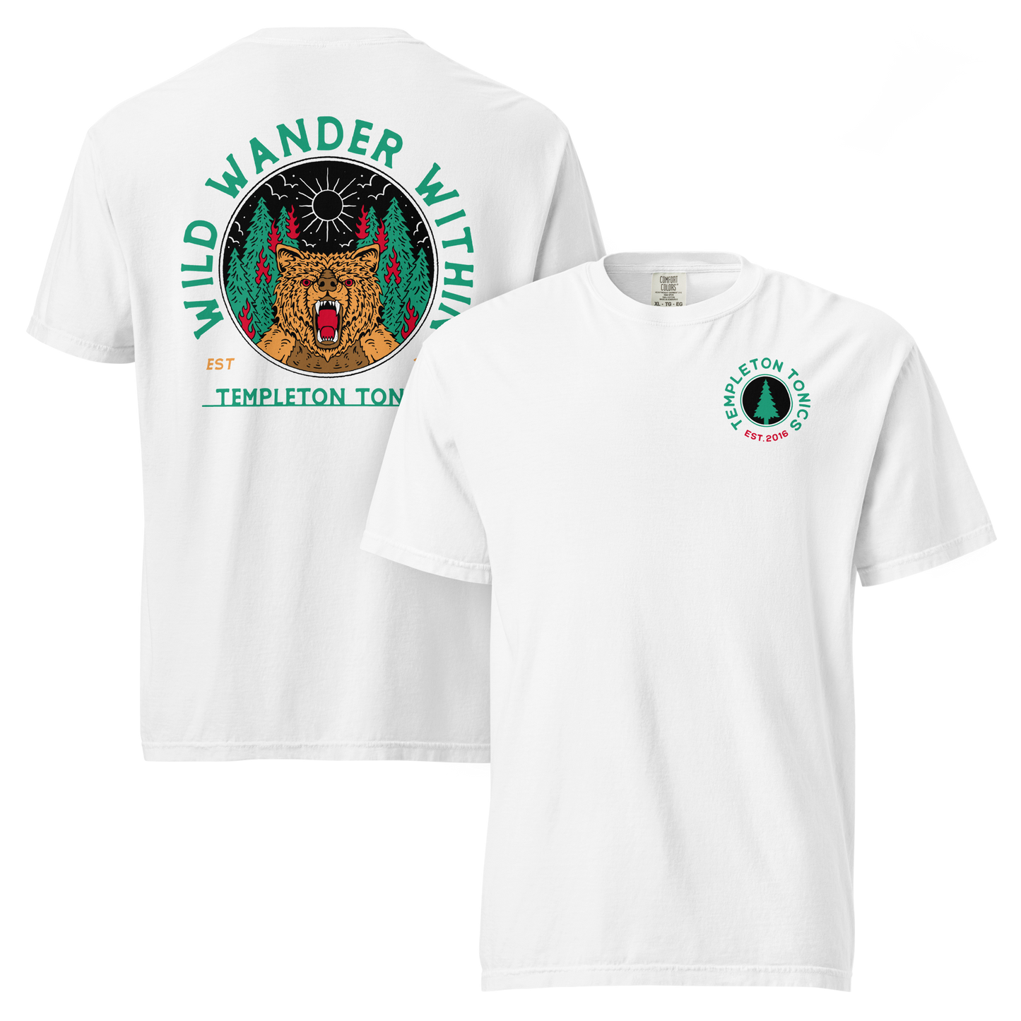 Mad Grizz – Garment-Dyed Heavyweight Tee